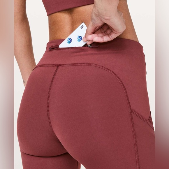 Lululemon Speed Up Tight *Mesh 28" Savannah Size 8 EUC - Picture 3 of 8